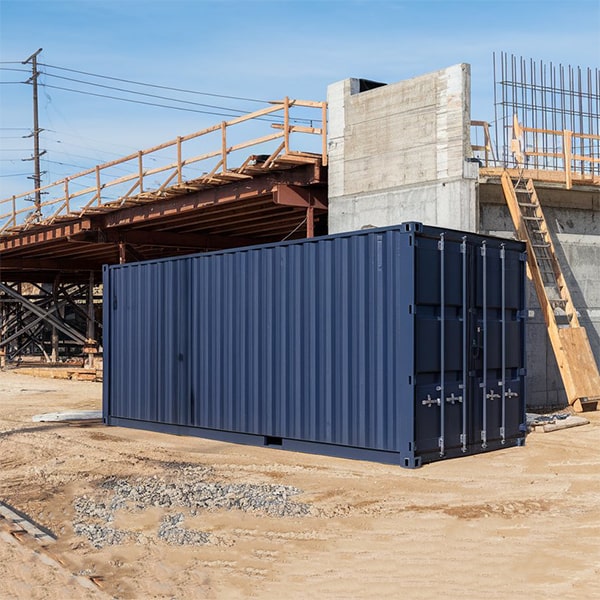 we offer customizable options for branding or labeling construction site storage containers